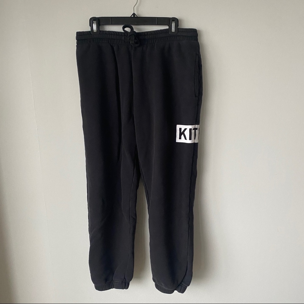 Kith Black Sweatpants Vintage Box Logo